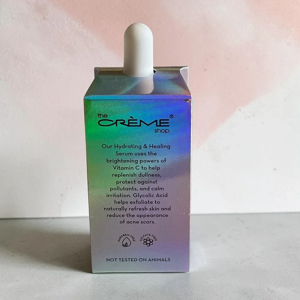 The Crème Shop What Acne? Serum 1.01oz New Vitamin C Glycolic Acid ACN4679